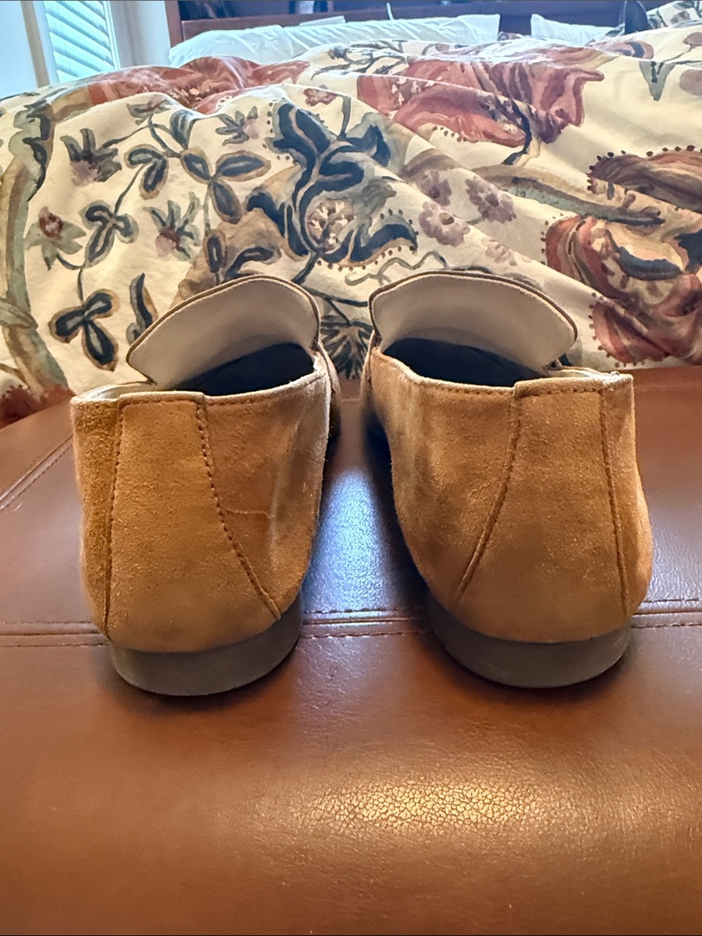 Paul Green Women’s Tan Suede Penny Loafers - Picture 2 of 7
